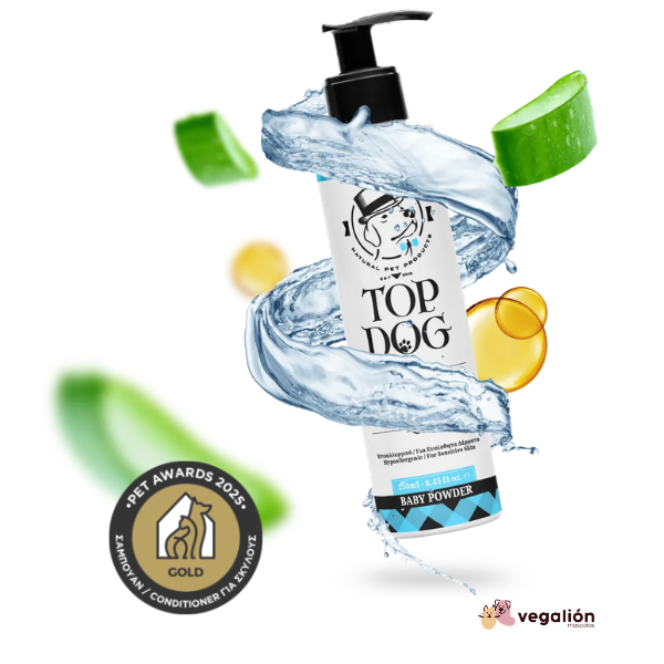 Champú suave con talco para bebés (250 ml)